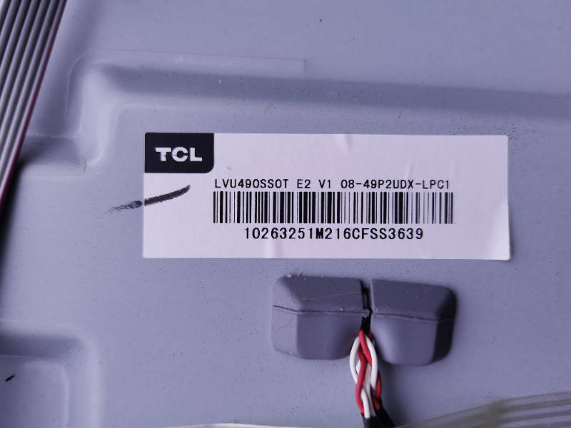 TCL L49P2-UD 40-T96804-MAB2HG  T968A1 LVU490SSOT E2 V1